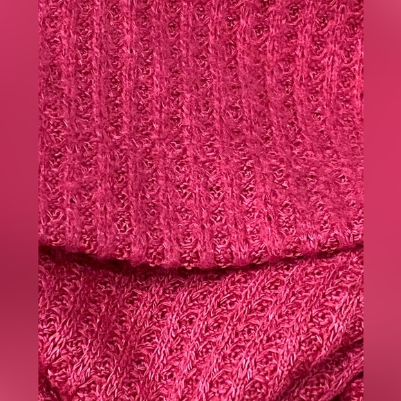 Anthropology Saturday Sunday Long Sleeve Top Oversized in Raspberry/ Pink XS - Picture 10 of 10